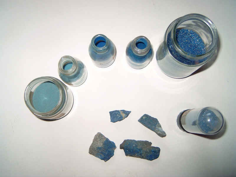 résultat de
levigation d'azurite
